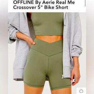 OFFLINE by Aerie crossover biker short